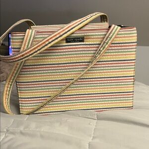 Kate Spade Multicolor Striped Crossbody Bag